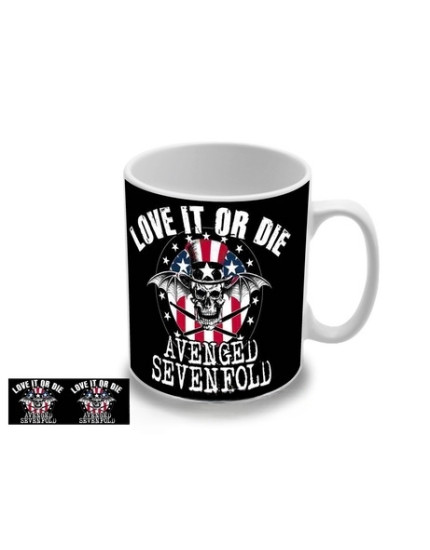 Avenged Sevenfold Love it or Die hrnček obrázok 1