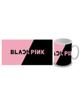 Blackpink - Pink Black Logo hrnček