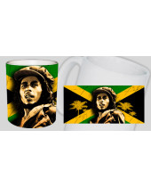 Bob Marley - Jamaica Flag hrnček