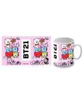 BT21 - Characters Pink Stacks hrnček
