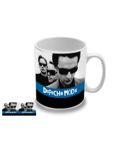 Depeche Mode - Blue Logo and Band hrnček