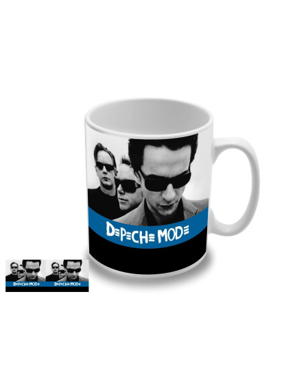 Depeche Mode - Blue Logo and Band hrnček obrázok 1