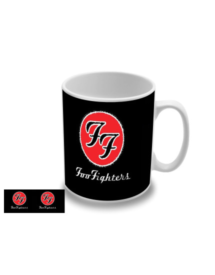 Foo Fighters - Logo on Black hrnček obrázok 1