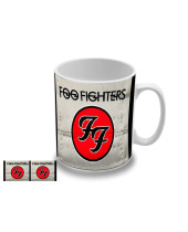 Foo Fighters - Logo on White hrnček