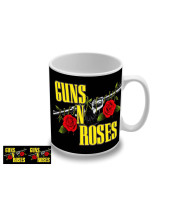 Guns N Roses - Yellow Logo hrnček