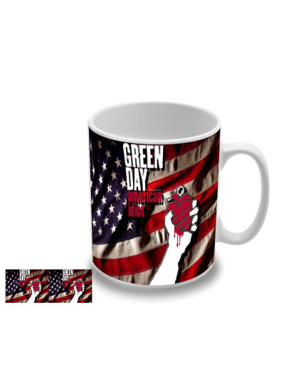 Green Day - American Idiot motív 2 hrnček obrázok 1