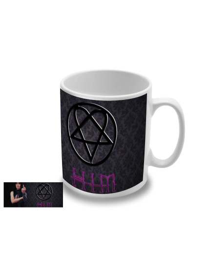 HIM - Ville and Heartagram hrnček obrázok 1