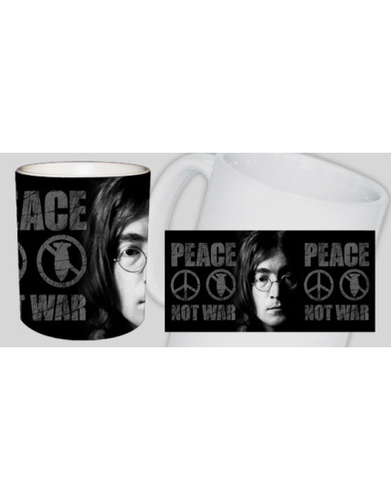 John Lennon - Peace not War hrnček obrázok 1