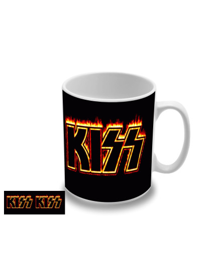 Kiss - Flame Logo hrnček obrázok 1
