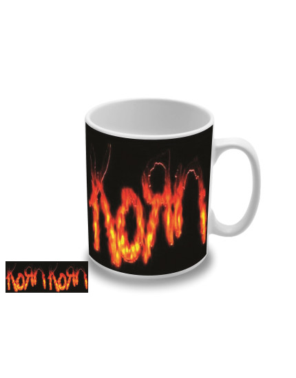Korn - Flame Logo hrnček obrázok 1