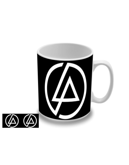 Linkin Park - Black and White Logo hrnček obrázok 1