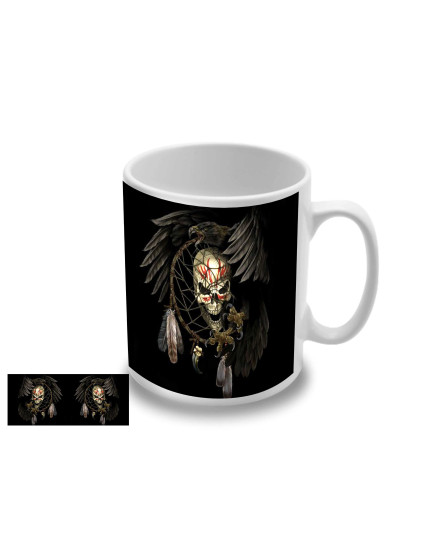 Skull motív 2 hrnček obrázok 1