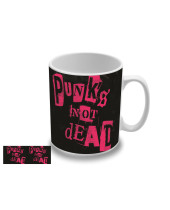 Punks not Dead - Red Logo hrnček