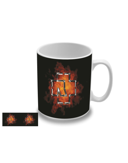 Rammstein - Flame Logo hrnček obrázok 1