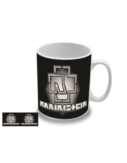 Rammstein - Grey Logo hrnček obrázok 1
