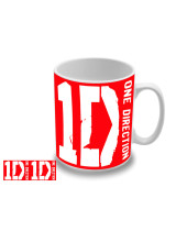 One Direction - Red Logo hrnček