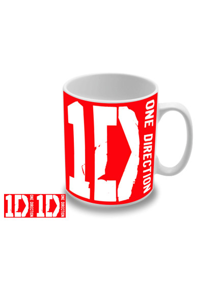 One Direction - Red Logo hrnček obrázok 1