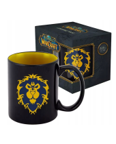 World of Warcraft - Alliance Pattern (Black) hrnček