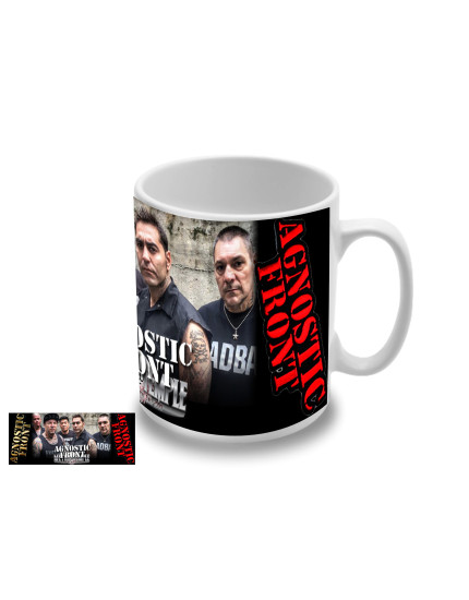 Agnostic Front Band and Logo hrnček obrázok 1