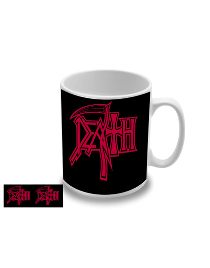 Death - Red Logo hrnček obrázok 1