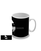 Marilyn Manson - Black and White Portrait hrnček