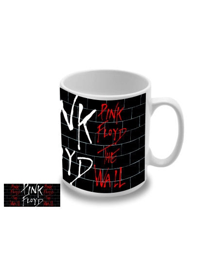 Pink Floyd - The Wall Black and Red motív hrnček obrázok 1