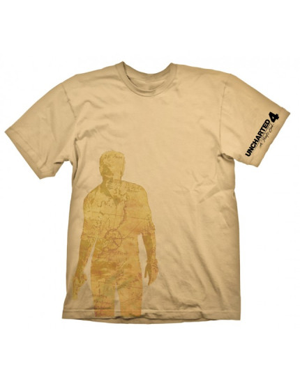Uncharted 4 Nathan Drake Map (T-Shirt) obrázok 1