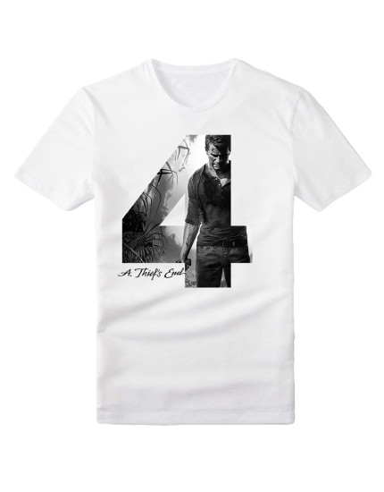 Uncharted 4 - A Thiefs End 4 Print (T-Shirt) obrázok 1