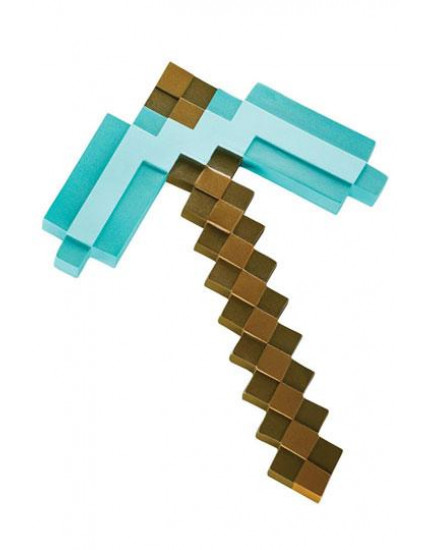 Minecraft Plastic Replica Diamond Pickaxe 40 cm obrázok 1