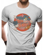 Tom and Jerry Retro Logo (T-Shirt)