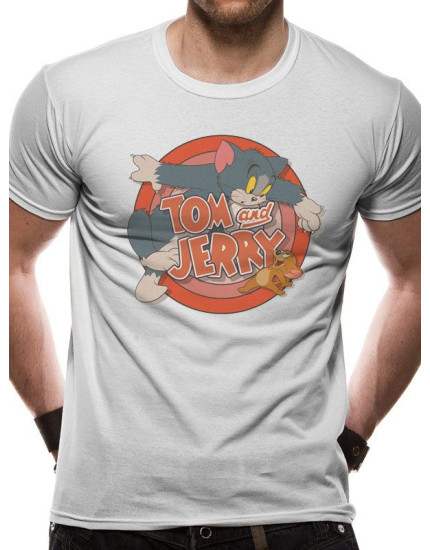 Tom and Jerry Retro Logo (T-Shirt) obrázok 1