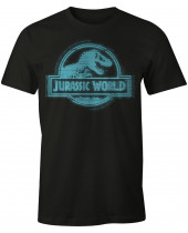 Jurassic Park Blue Logo (T-Shirt)