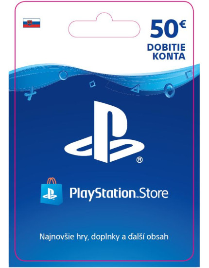 PlayStation Network Karta 50€ pre Slovenský PSN účet (digitálny produkt) obrázok 1