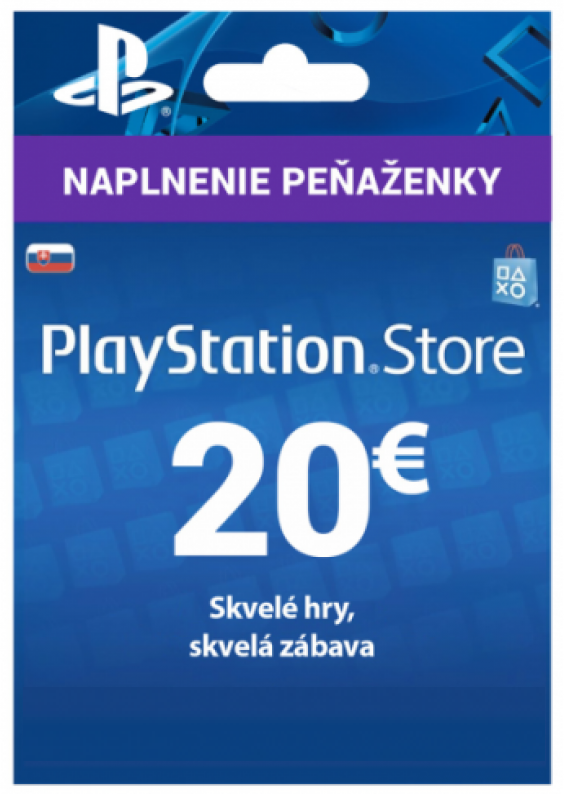 PlayStation Network Karta 20€ pre Slovenský PSN účet (krabicová verzia)