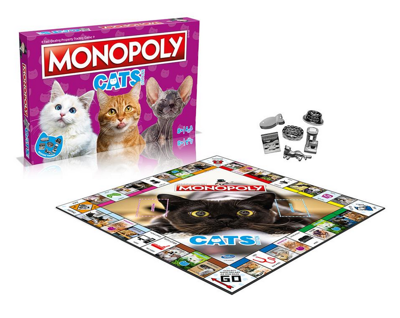 Winning Moves Monopoly Cats EN