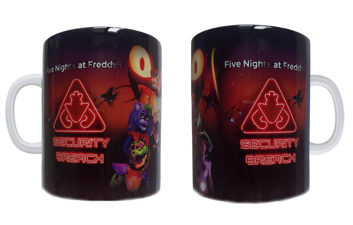 Five Nights at Freddys hrnček Security Breach