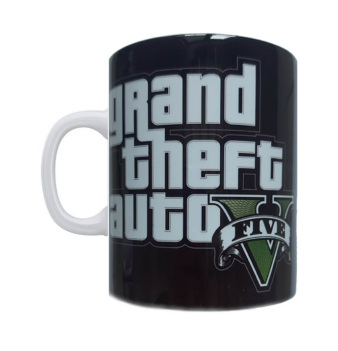 GTA 5 hrnček Logo Black