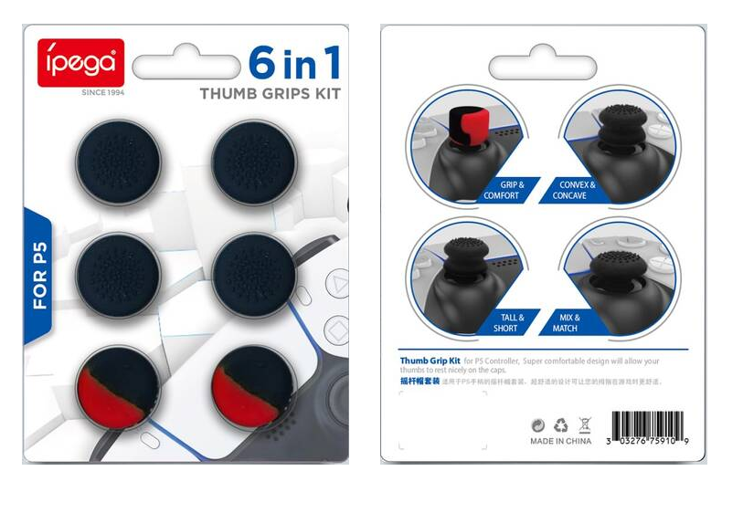iPega P5006 PlayStation 5 controller cap set