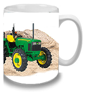 Traktor hrnček John Deere