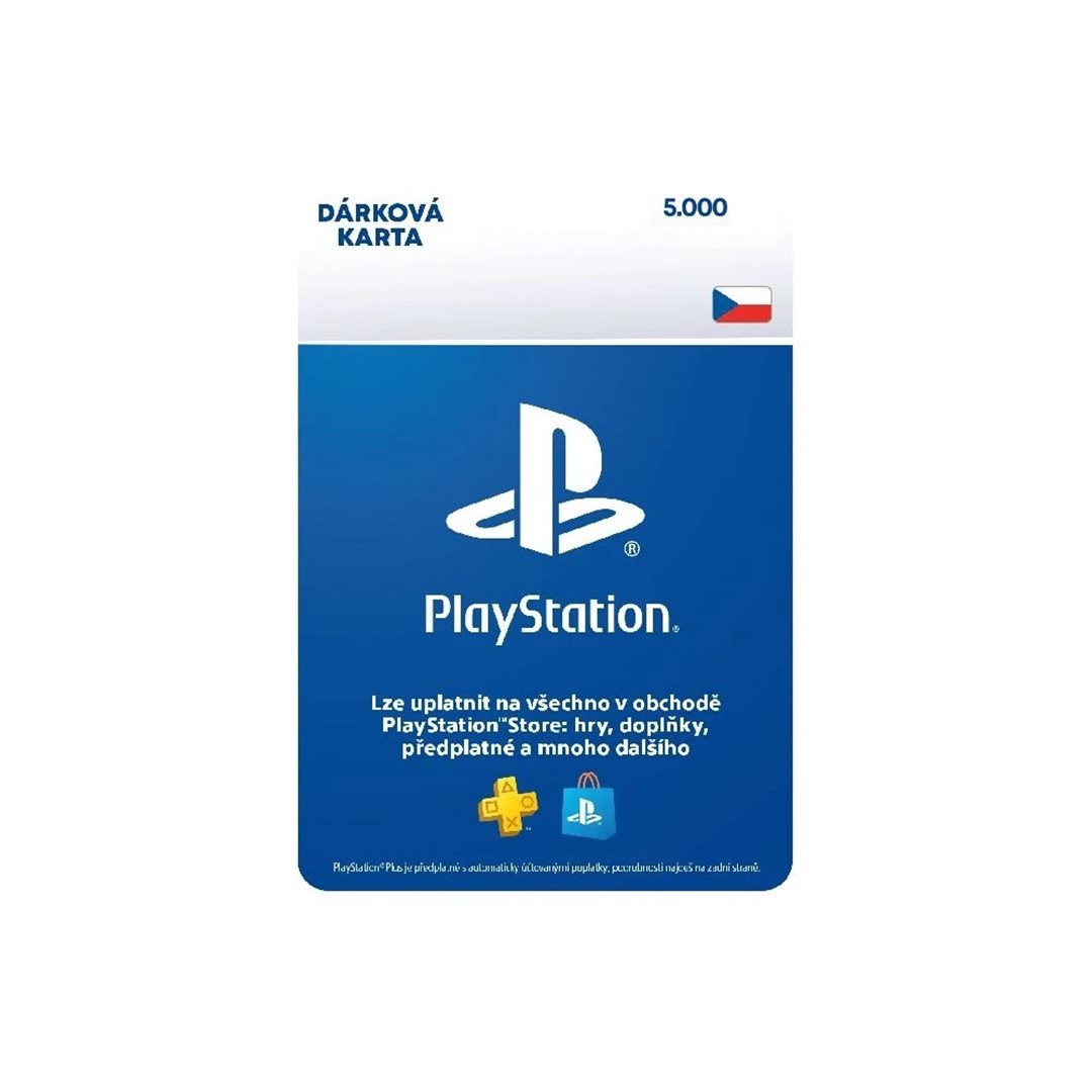 PlayStation Store predplatená karta 5000 Kč