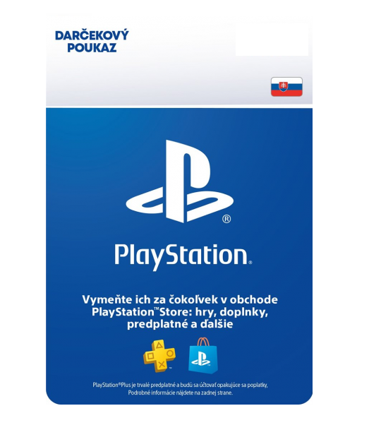 PlayStation predplatená karta 200 € SK
