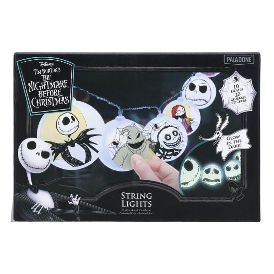 Nightmare Before Christmas String Lights with Sticker