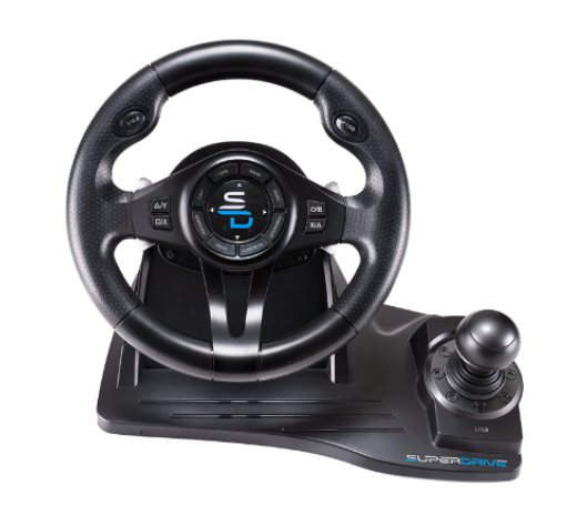 Superdrive Sada volantu, pedálů a řadící páky GS550/ PS4/ Xbox One/ Xbox Series X/S / PC SA5596-NG