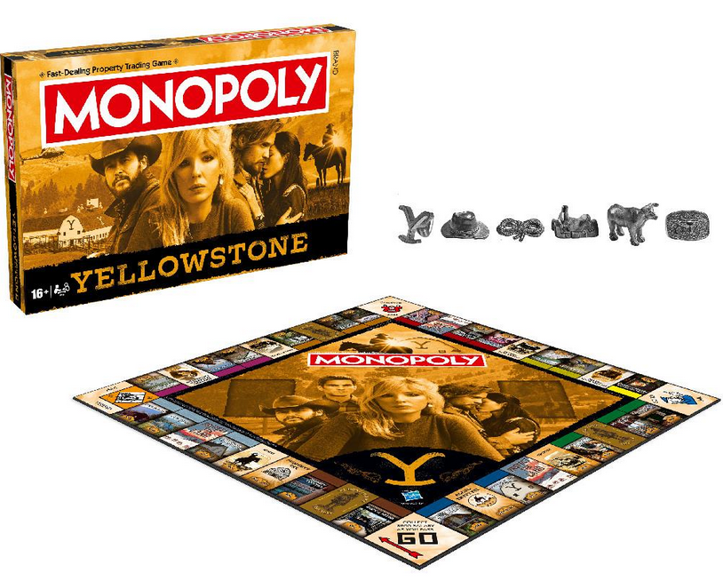 Yellowstone stolová hra Monopoly (English Version)