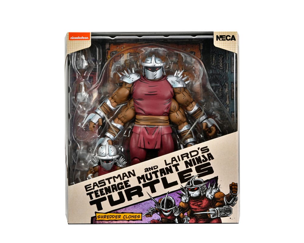 Teenage Mutant Ninja Turtles (Mirage Comics) akčná figúrka Shredder Clone and Mini Shredder (Deluxe) 18 cm