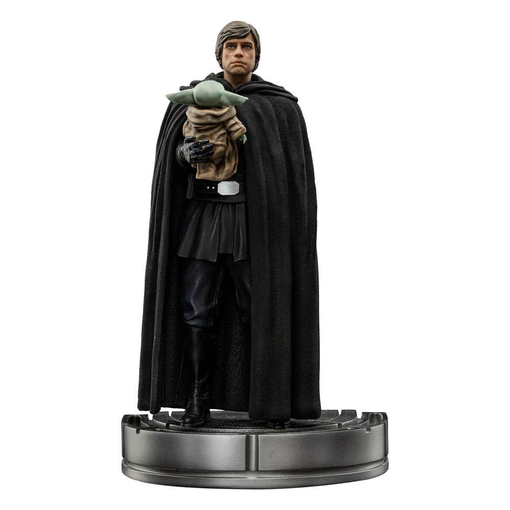 Star Wars The Mandalorian Art Scale socha 1/10 Luke Skywalker and Grogu 21 cm