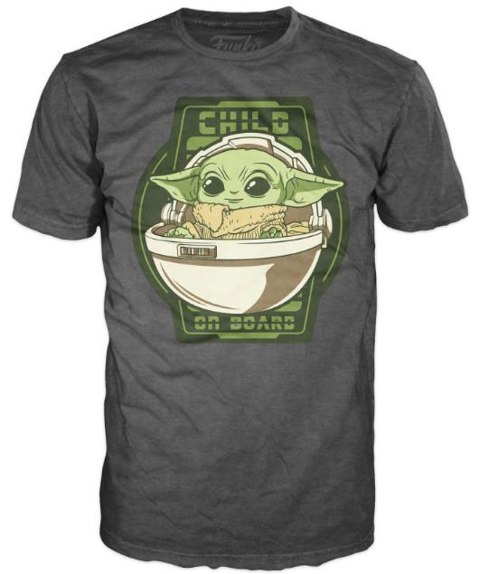 Star Wars The Mandalorian Child On Board (T-Shirt) L