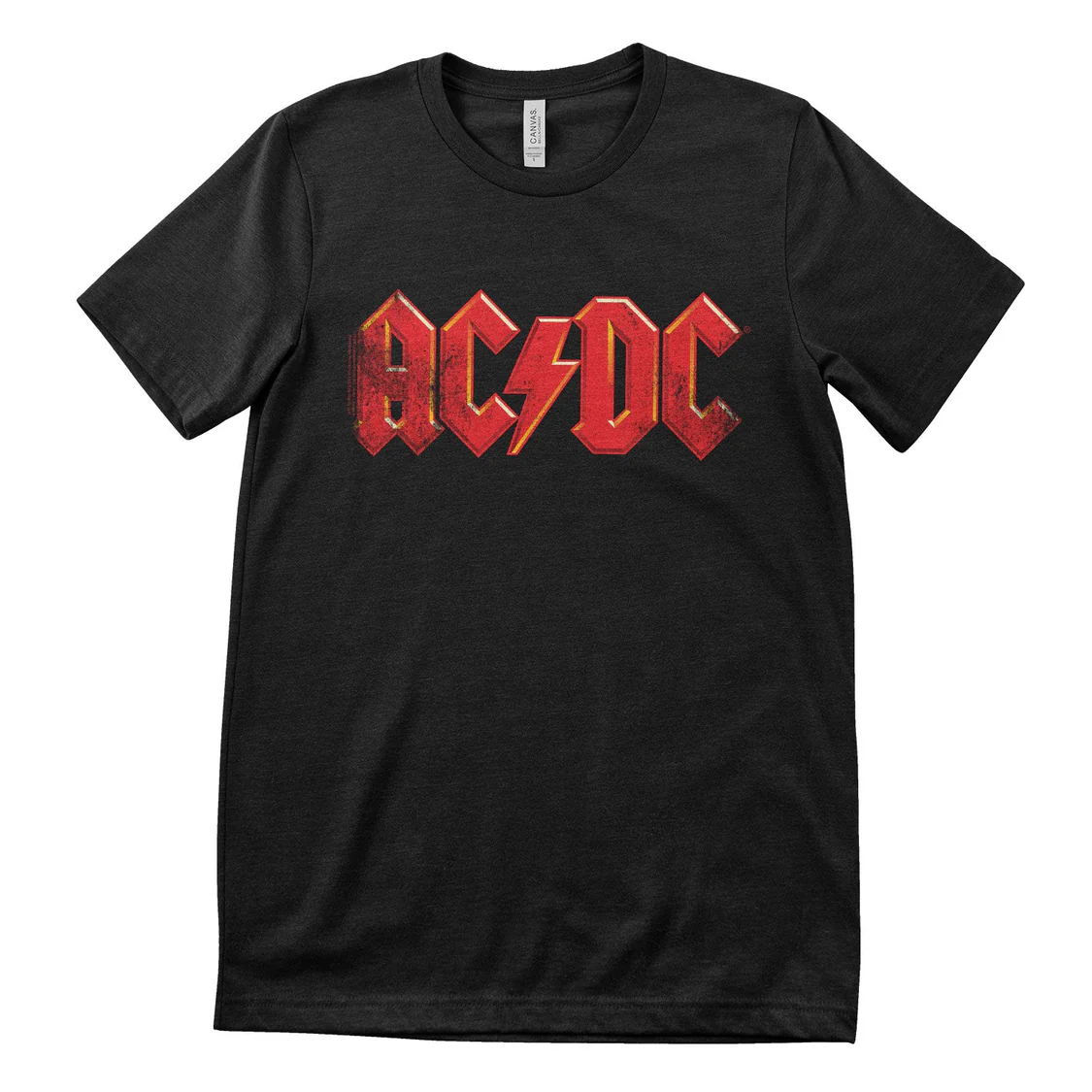 AC/DC Distressed Logo (T-Shirt) S