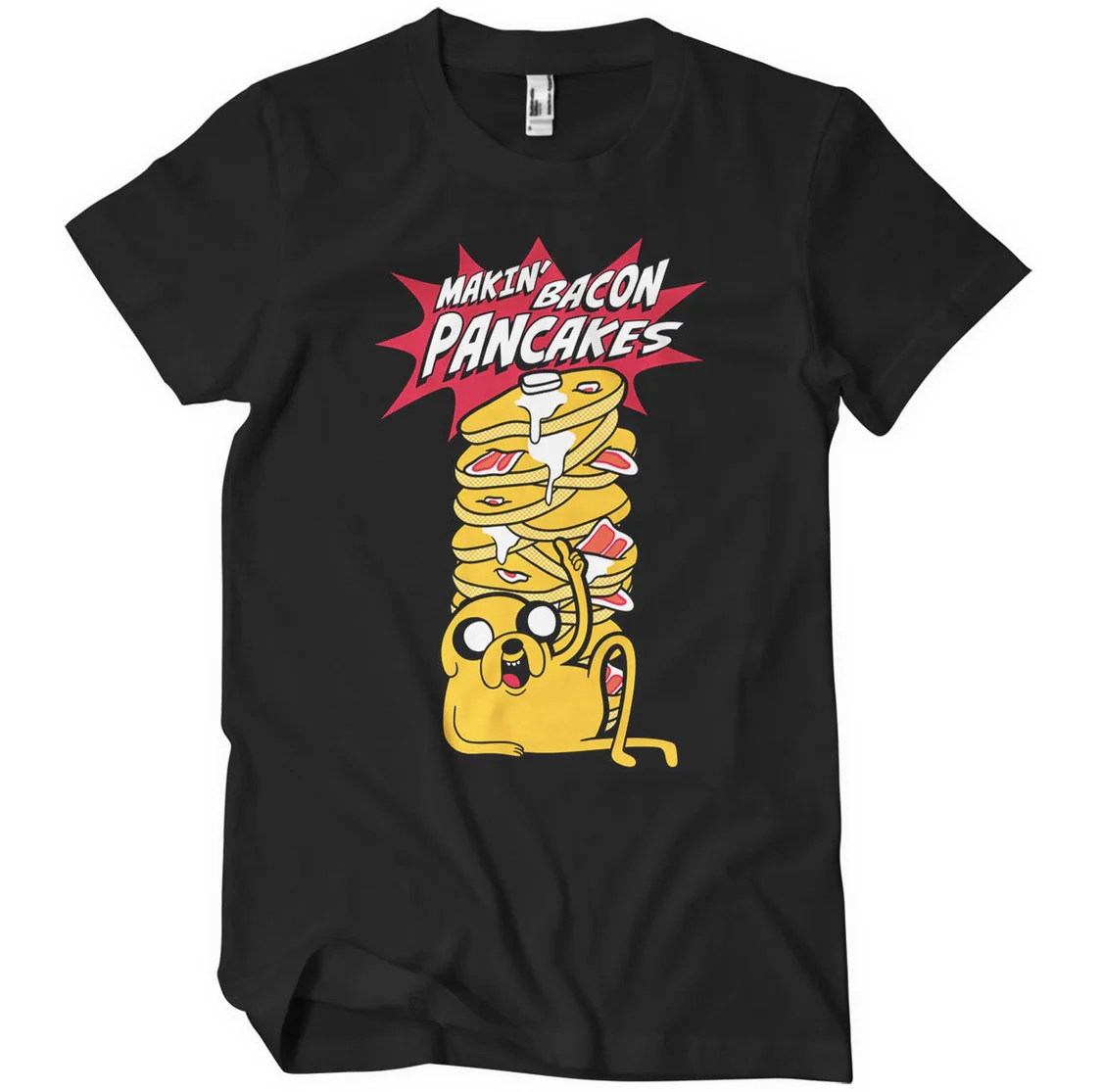 Adventure Time Makin Bacon Pancakes (T-Shirt) S