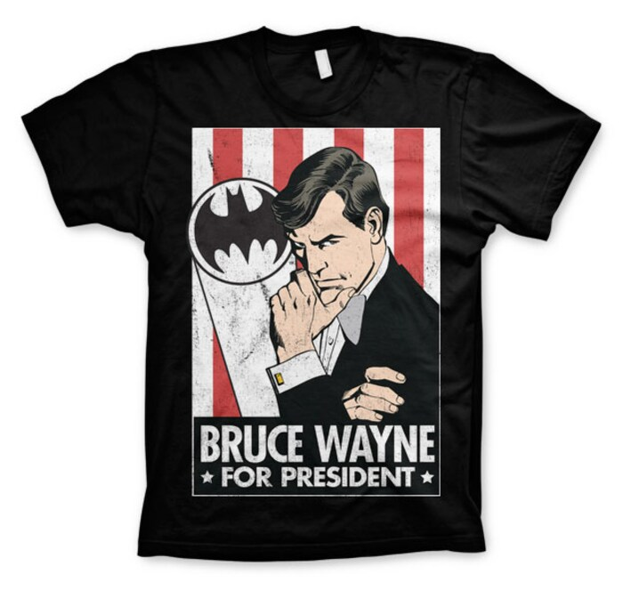 Bruce Wayne For President (T-Shirt) S